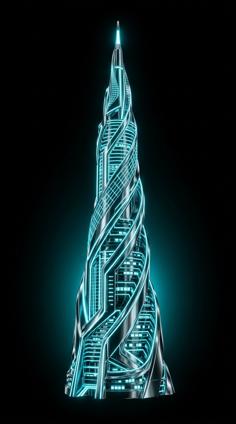 Skyline Cyber Tower Monolith